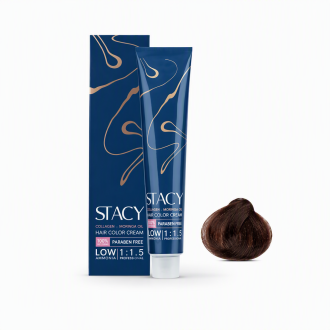 رنگ مو استیسی STACY بلوند نسکافه ای تیره کد 6.71