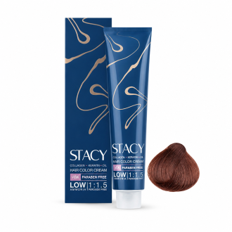 رنگ مو استیسی STACY بلوند فندوقی تیره کد 6.759