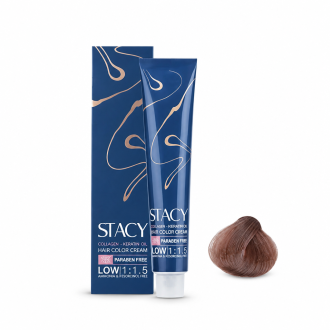 رنگ مو استیسی STACY بلوند نسکافه ای متوسط کد 7.71