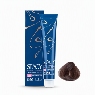 رنگ مو استیسی STACY بلوند خاکستری تیره کد 6.2۲