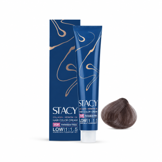 رنگ مو استیسی STACY بلوند خاکستری متوسط کد 7.2