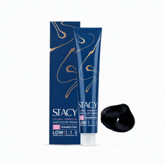 رنگ مو استیسی STACY مشکی کد 1.0
