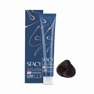 رنگ مو استیسی STACY قهوه ای خاکستری روشن کد 5.2