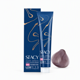 رنگ مو استیسی STACY بلوند دودی متوسط کد 7.1